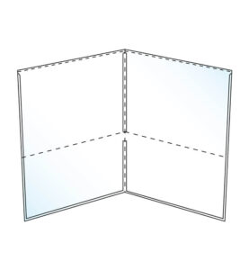 2 pocket clear folder