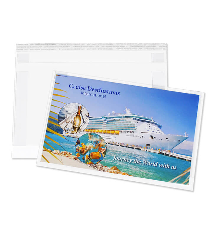 ALR - Clear Booklet Envelope -<br>6" (h) x 9.5" (w) - (white frame) 3 ALR - Clear Booklet Envelope -<br>6" (h) x 9.5" (w) - (white frame) - Image 3