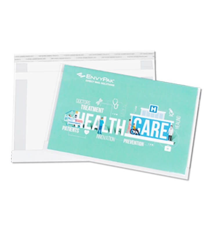 ALR - Clear Booklet Envelope -<br>6" (h) x 9.5" (w) - (white frame) 4 ALR - Clear Booklet Envelope -<br>6" (h) x 9.5" (w) - (white frame) - Image 4