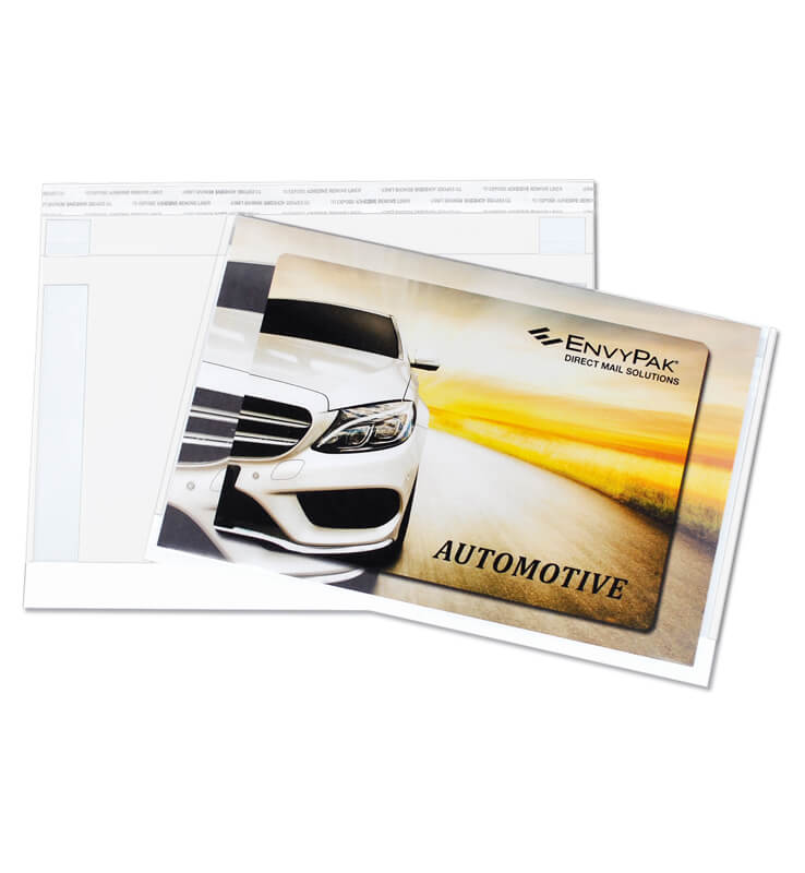 6" (h) x 10.5" (w) - (white frame)<br>ALR - Clear Booklet Envelopes 3 6" (h) x 10.5" (w) - (white frame)<br>ALR - Clear Booklet Envelopes - Image 3