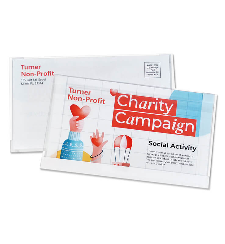 6" (h) x 10.5" (w) - (white frame)<br>ALR - Clear Booklet Envelopes 4 6" (h) x 10.5" (w) - (white frame)<br>ALR - Clear Booklet Envelopes - Image 4