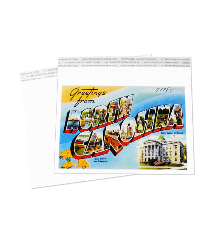 Clear Booklet Envelope 4.63" x 6.63"<br>Box of 1000 3 clear booklet envelope sample